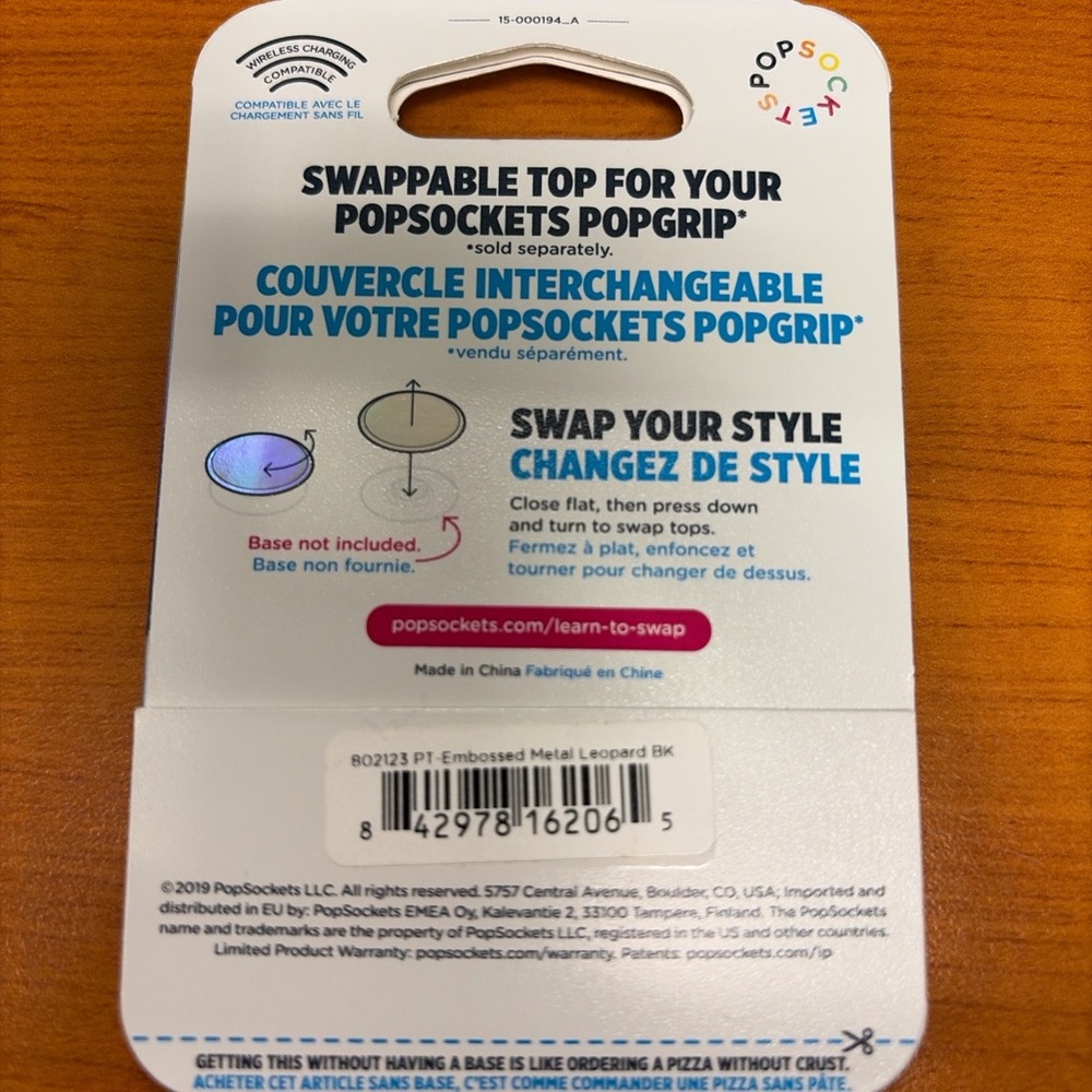 PopSocket Leopard Print PopTop - Picture 2 of 2